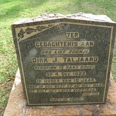 TALJAARD Dirk J. -1922