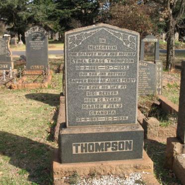 THOMPSON Ethel Grace 1886-1942 :: THOMPSON Norman James Percy :: FIELD Marion 1863-1938