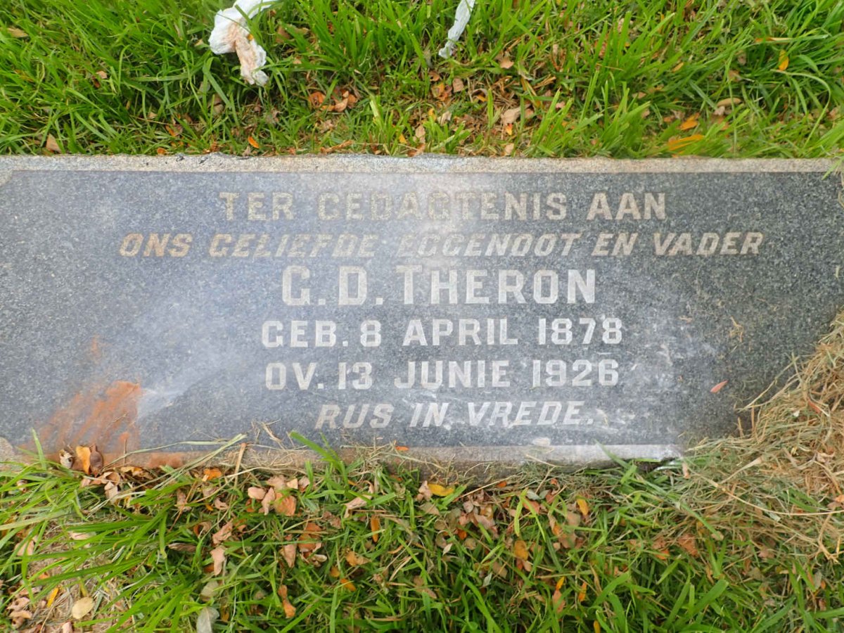 THERON G.D. 1878-1926