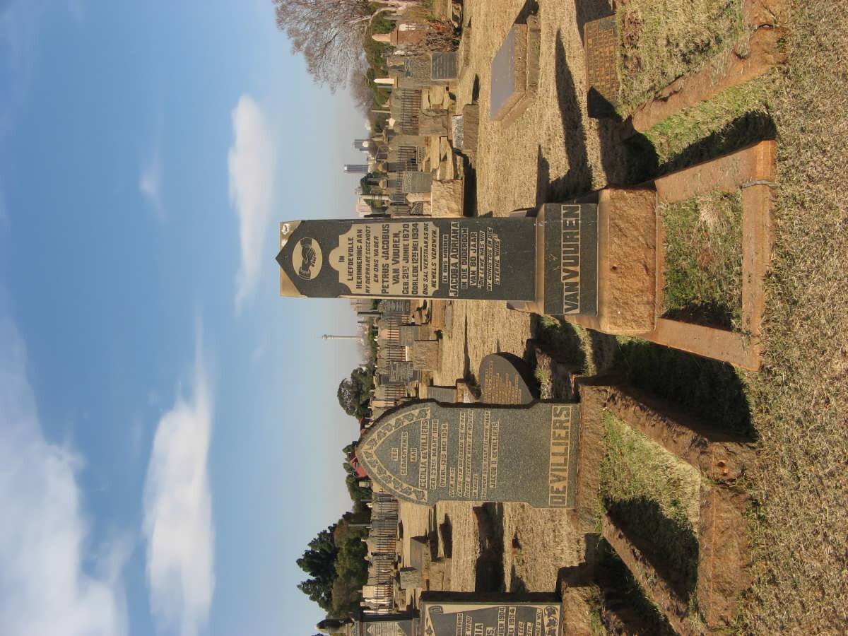 VUUREN Petrus Jacobus, van 1870-1934 &amp; Jacoba Adriana :: DE VILLIERS Cecilia 18??-1934