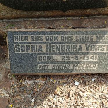 VORSTER Sophia Hendrina -1941