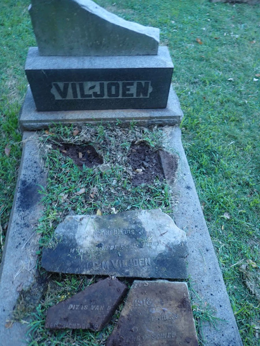 VILJOEN J.G.M. 187?-1918