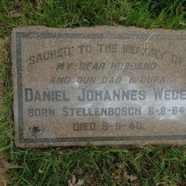 WEGE Daniel Johannes 1864-1940