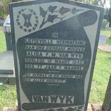 WYK Alida F.M., van -1948