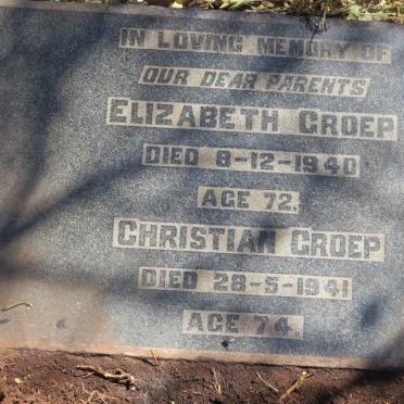 GROEP Christian -1941 &amp; Elizabeth -1940