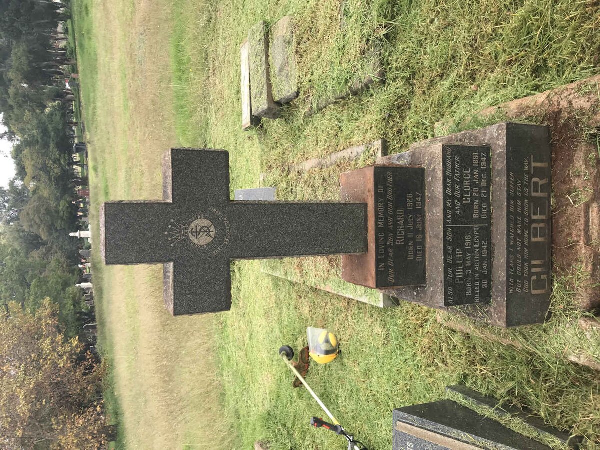GILBERT George Annandale 1891-1947 :: GILBERT Phillip 1918-1942 :: GILBERT Richard 1926-1947