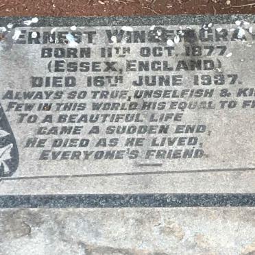 GRAY Ernest Winser 1877-1937