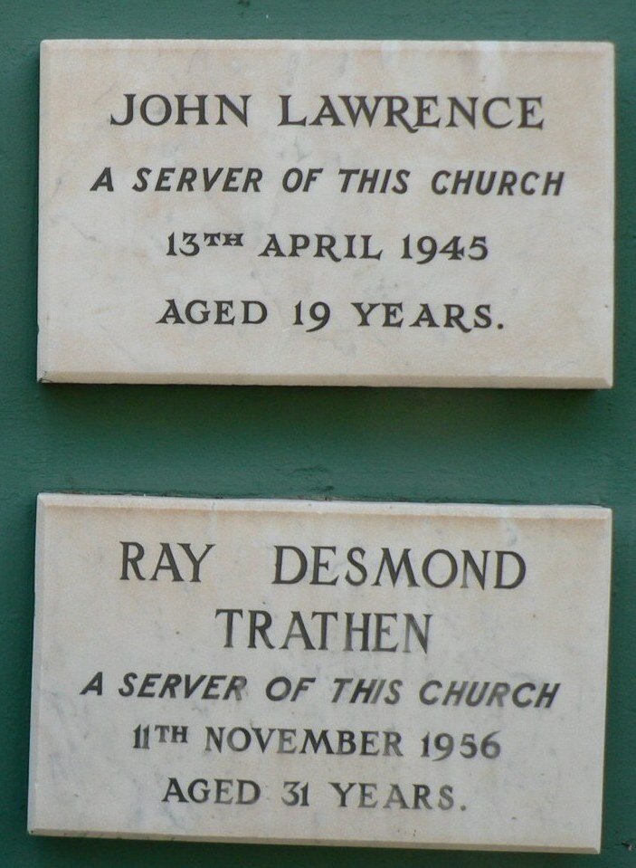 LAWRENCE John -1945 :: TRATHEN Ray Desmond -1956