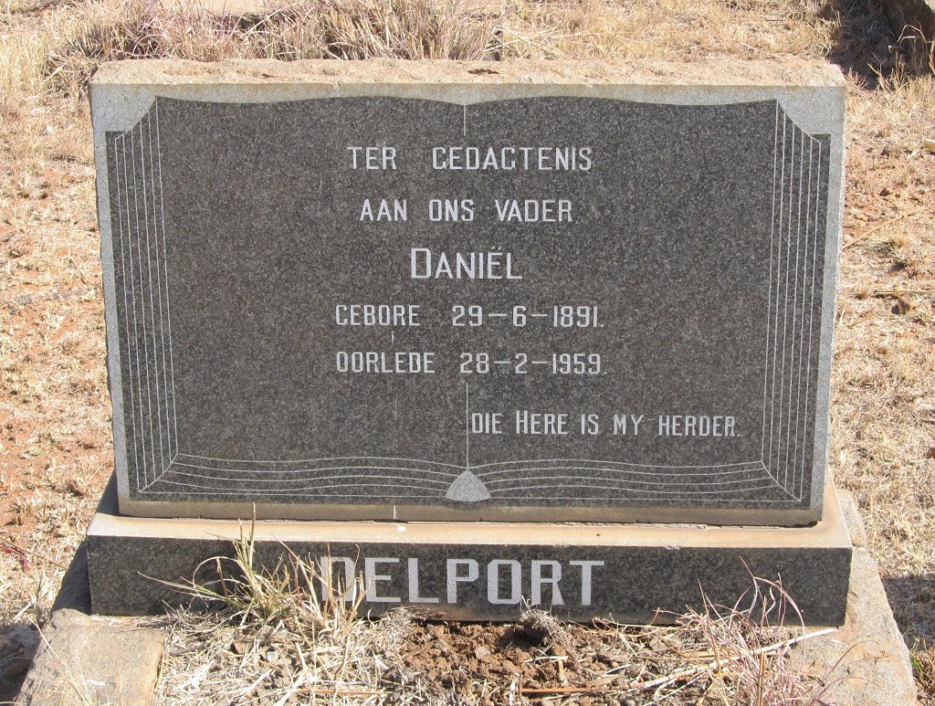 DELPORT Daniel 1891-1959