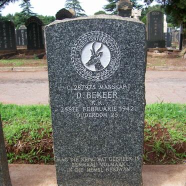 BEKEER D. -1942