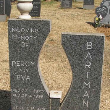 BARTMAN Percy -1972 &amp; Eva -1996