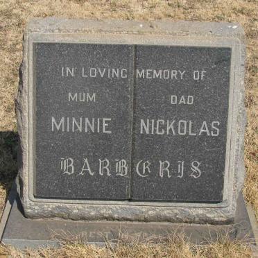 BARBERIS Nickolas &amp; Minnie