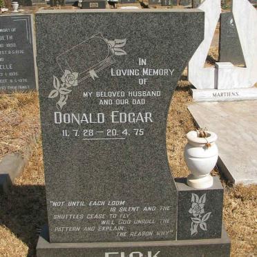 FICK Donald Edgar 1928-1975