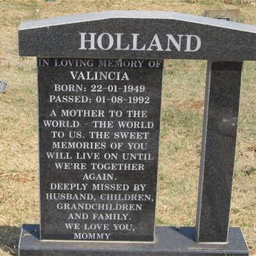 HOLLAND Valincia 1949-1992
