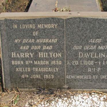 HILTON Harry 1890-1959 &amp; Davelina 1908-1976