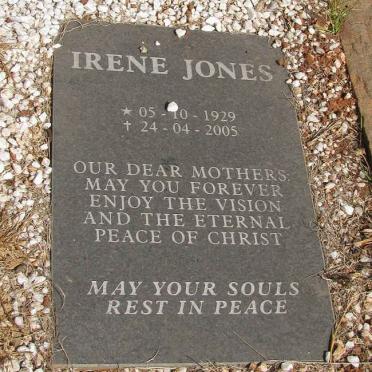 JONES Irene 1929-2005