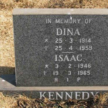 KENNEDY Dina 1914-1959 :: KENNEDY Isaac 1946-1965 