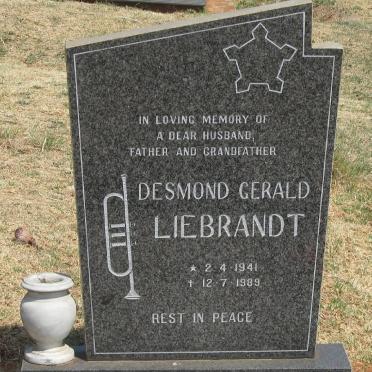 LIEBRANDT Desmond Gerald 1941-1989
