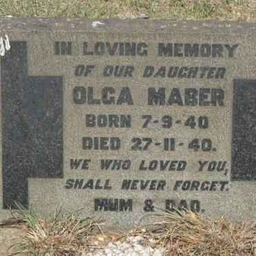 MABER Olga 1940-1940