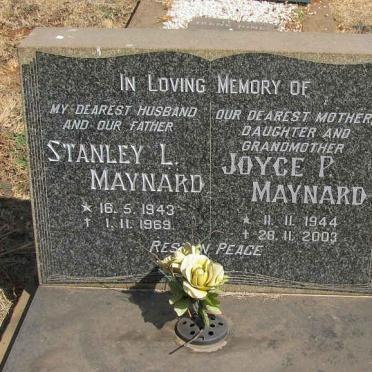 MAYNARD Stanley L. 1943-1969 &amp; Joyce P. 1944-2003