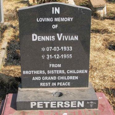 PETERSEN Dennis Vivian 1933-1955