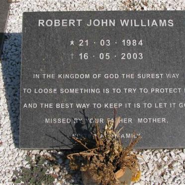 WILLIAMS John Robert 1984-2003