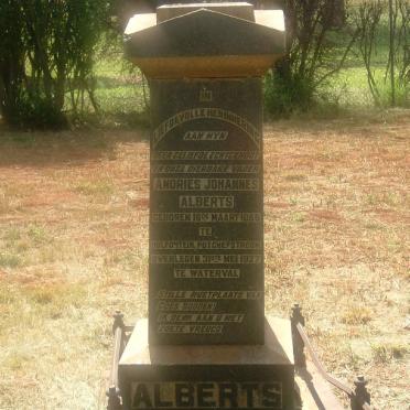 ALBERTS Andries Johannes 1856-1927