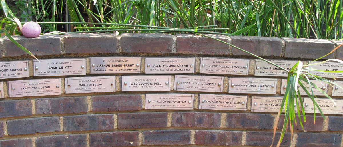 5. Northcliff Union Church Memorial Wall