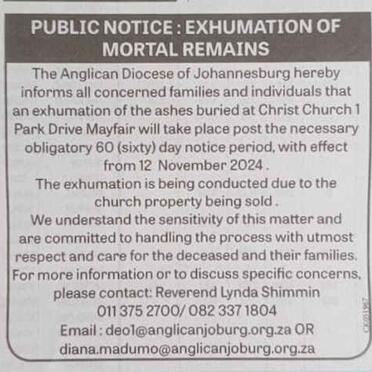 Gauteng, JOHANNESBURG, Mayfair