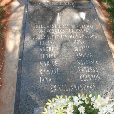 COETZEE Kobus 1937-2010 &amp; Trix 1941-