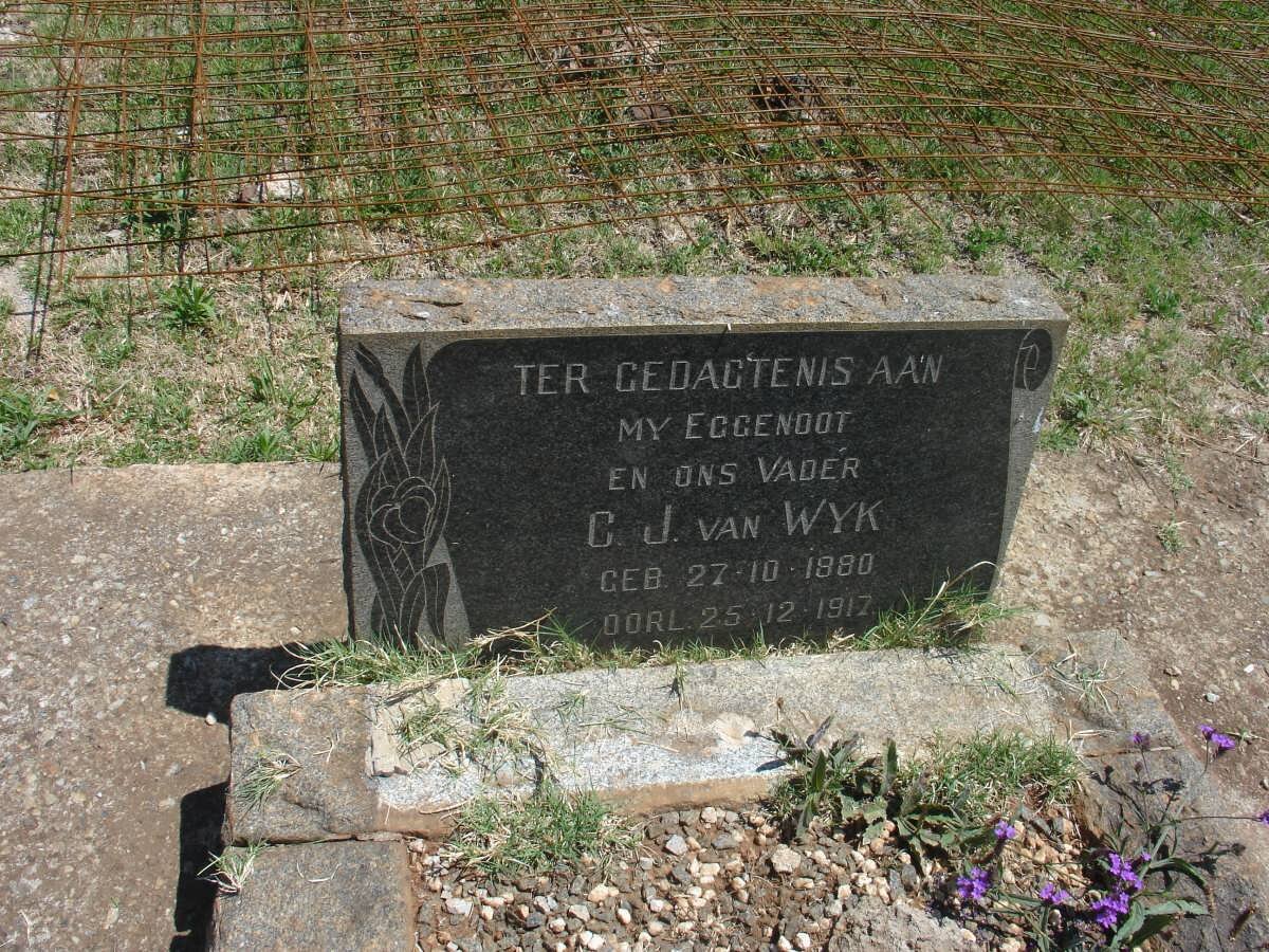 WYK C.J., van 1880-1917
