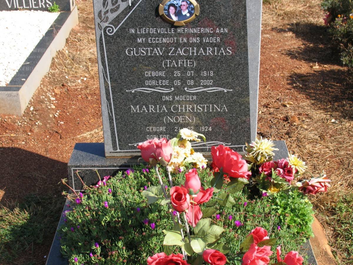 ? Gustav Zacharias 1919-2002 &amp; Maria Christina 1924-