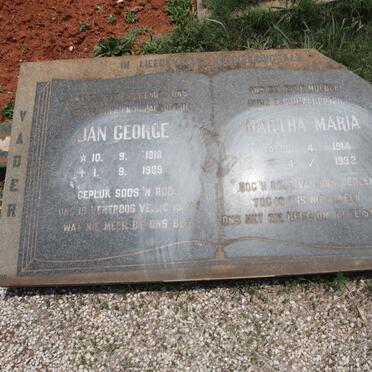? Jan George 1918-1989 & Martha Maria 1914-1992
