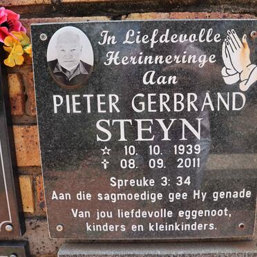 STEYN Pieter Gerbrand 1939-2011