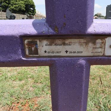 ALLERS Anna Maria 1957-2019