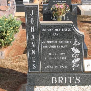 BRITS Johannes 1923-2000
