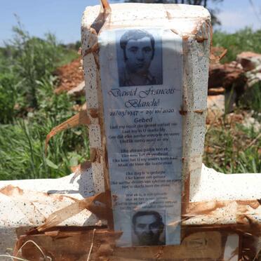 BLANCHE Dawid Francois 1947-2020