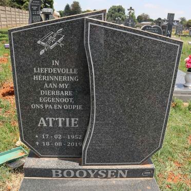 BOOYSEN Attie 1952-2019