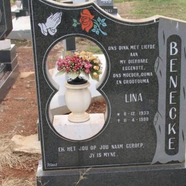 BENECKE Lina 1933-1998