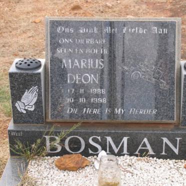 BOSMAN Marius Deon 1988-1998