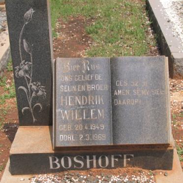 BOSHOFF Hendrik Willem 1949-1969