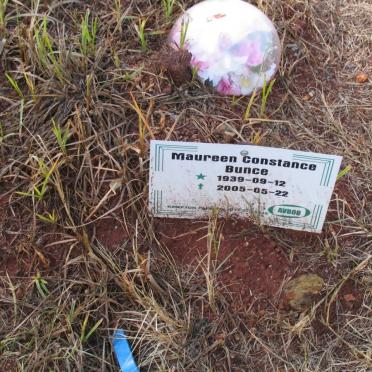 BUNCE Maureen Constance 1939-2005
