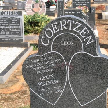 COERTZEN Leon Petrus 1952-2000