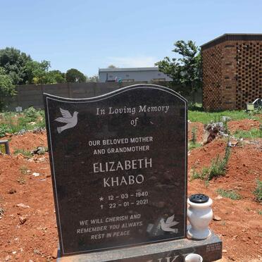 CHAUKE Elizabeth Khabo 1940-2021