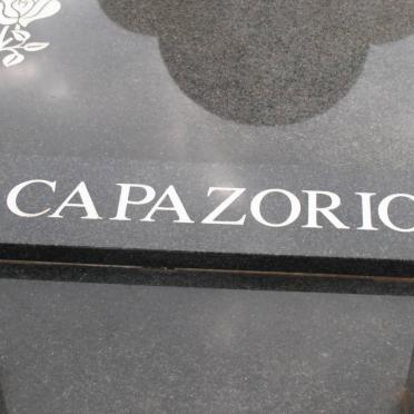 CAPAZORIO Jose Francisco 1919-1995 &amp; Cornelia 1925-2005 