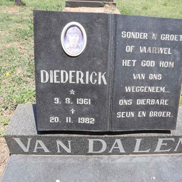 DALEN Diederick, van 1961-1982