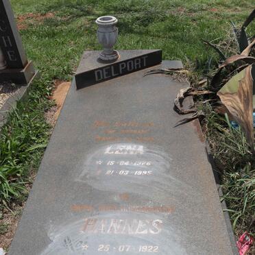 DELPORT Hannes 1922-2001 & Lena 1926-1995