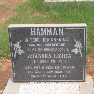 HAMMAN Johanna Louiza 1914-1998