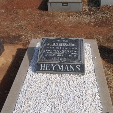 HEYMANS Julius Bernardus 1934-2001