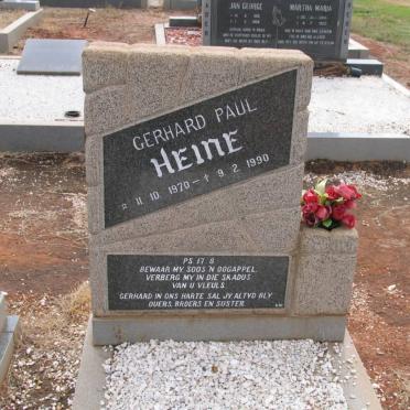 HEINE Gerhard Paul 1970-1990